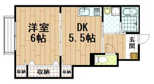 ソレジオ武村V【1階】の間取り