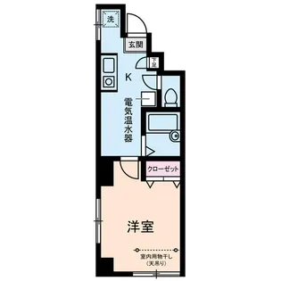 レジェンド森下【4階】の間取り