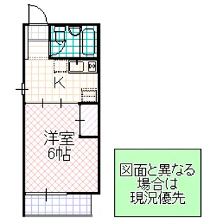 グレースタワー城南【4階】の間取り