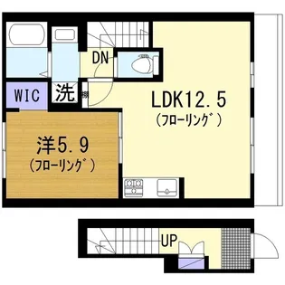 ブランフィルズ鶴間【2階】の間取り