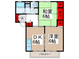 グランモール参番館【1階】の間取り