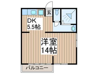 コ-ポラスむさしの【2階】の間取り