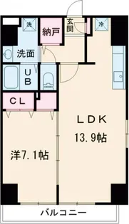 クレシア【5階】の間取り