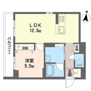 ティーケー幕張本郷【1階】の間取り