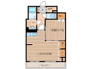 レジデンスカープ札幌【17階】の間取り