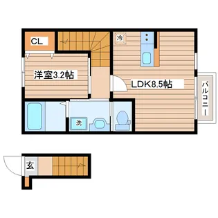 FineCourt【2階】の間取り
