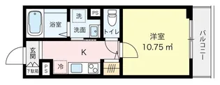 MOK YOKOHAMA【2階】の間取り