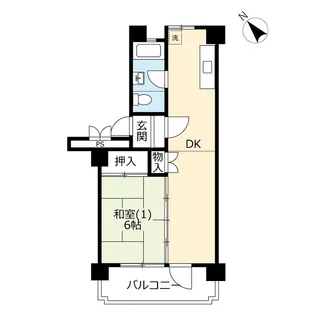 URみさと【2階】の間取り
