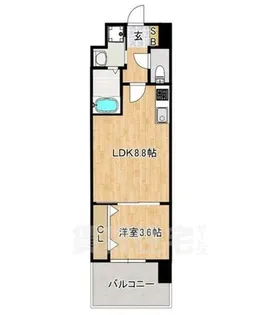 レクシア堺東【10階】の間取り