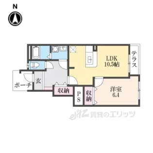 K.S.T.フローラルコート【1階】の間取り