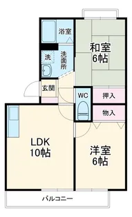 プリムヴェール 壱番館【1階】の間取り