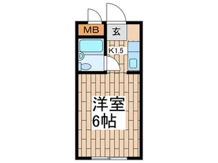 ヤングハイツ池上【3階】の間取り
