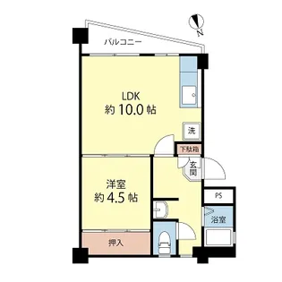 セントラルビル2号館【5階】の間取り