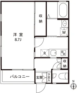 オーチャードコート丸子通2丁目II【1階】の間取り