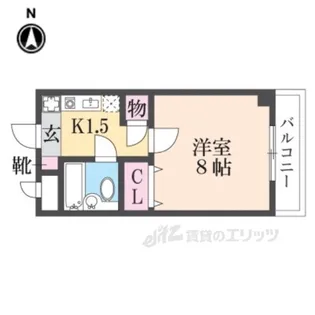 ナンソーコーポ【5階】の間取り