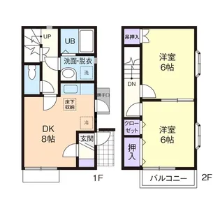 クレールの間取り