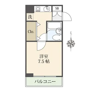 ハイツ浅間【3階】の間取り
