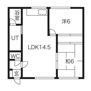 コーポ尾池B【2階】の間取り