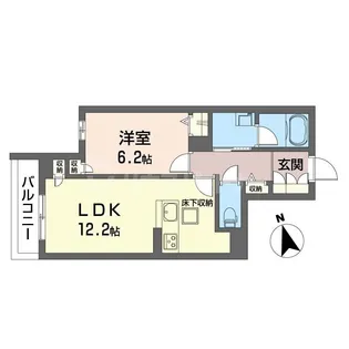 グランツ【1階】の間取り