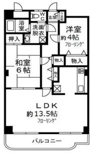 あい蘭道壱番館【1階】の間取り
