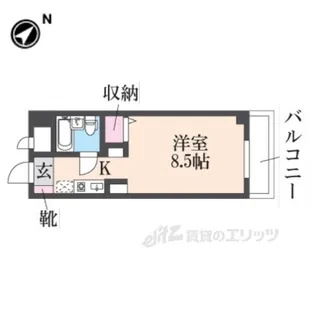 猪名寺パークマンション2【2階】の間取り