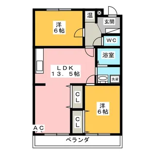 サンレジデンス大蔵【3階】の間取り