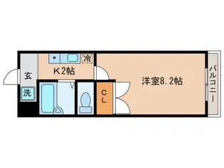 シャローム追分【1階】の間取り