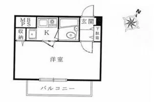 ダイアパレス浅草第二【5階】の間取り
