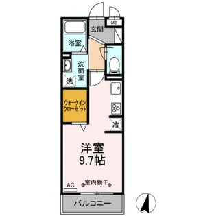 D-ROOM黄金【3階】の間取り