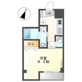リベル横浜【5階】の間取り