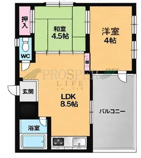 ハウスエントベーレ【3階】の間取り
