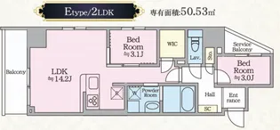 Mont Central【6階】の間取り