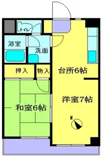 ラ・フォーレ増田【1階】の間取り