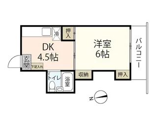 木村ビル【3階】の間取り