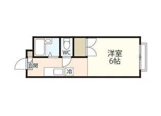 メゾンソレイユI【2階】の間取り