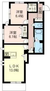 アヴェニール コート(アヴェニールコート)【3階】の間取り