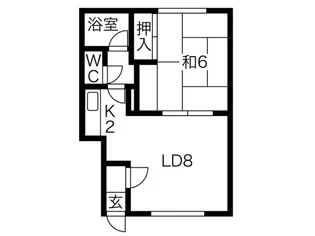 野口マンション【2階】の間取り