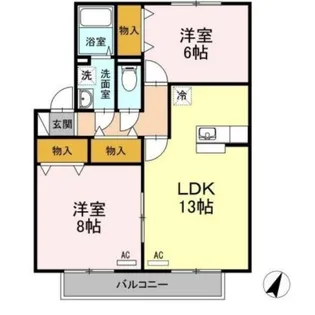 ボナール II【2階】の間取り