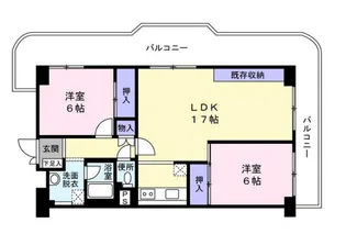 桜台パインクレスト【7階】の間取り