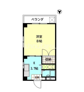 第一シティ・ハイム【1階】の間取り