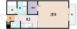 1Kの間取り画像
