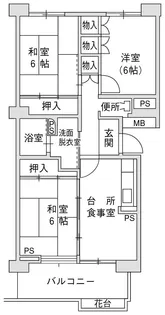 大阪府大阪市東淀川区井高野1【一戸建】の間取り