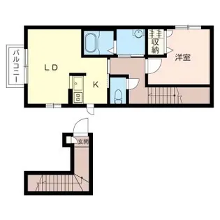 エストドール【2階】の間取り