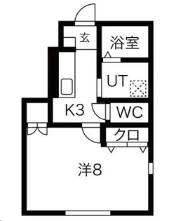 清水館I【1階】の間取り