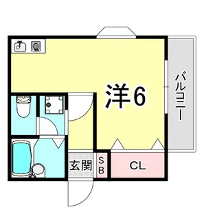 カーアンドヒロ【2階】の間取り
