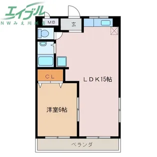 ファミリーマンション【2階】の間取り