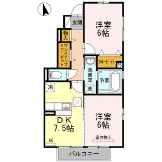 パストラル A【1階】の間取り