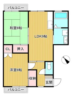 メゾニティK【2階】の間取り
