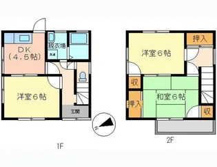 広島県福山市神辺町大字川南【一戸建】の間取り