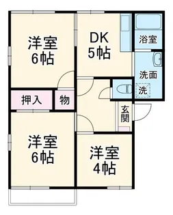 いずみのハイツ【2階】の間取り